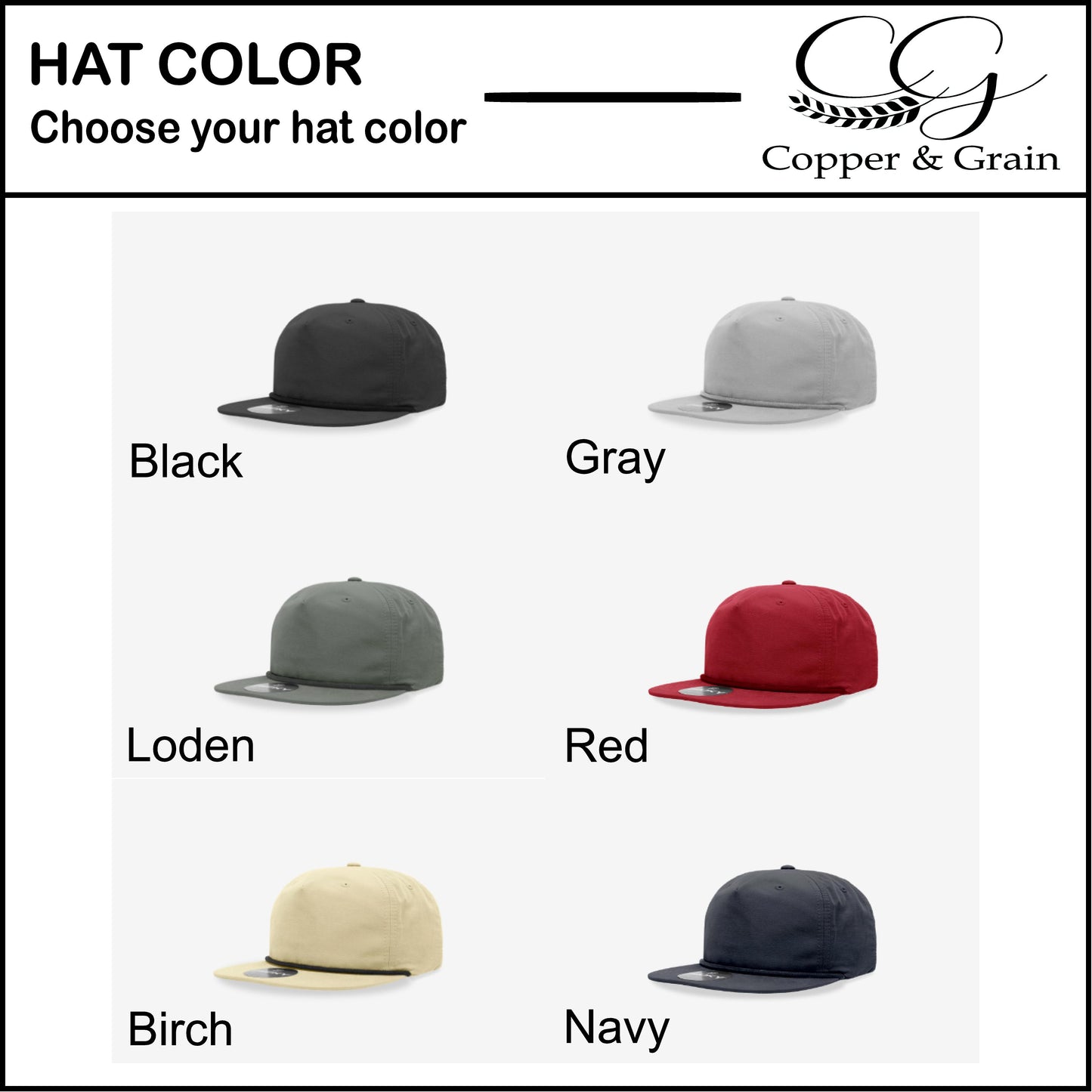 6 Custom Hats For Only $155